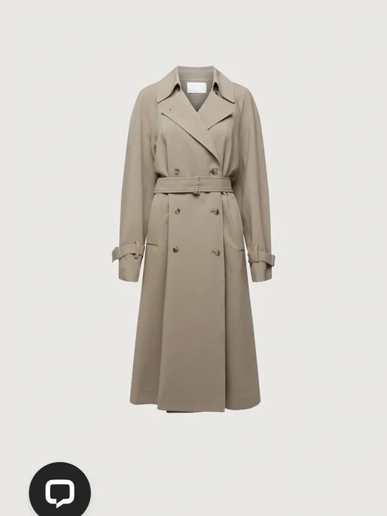 OAK + FORT Brindle Oversized Trench Coat - Picture 1 of 9